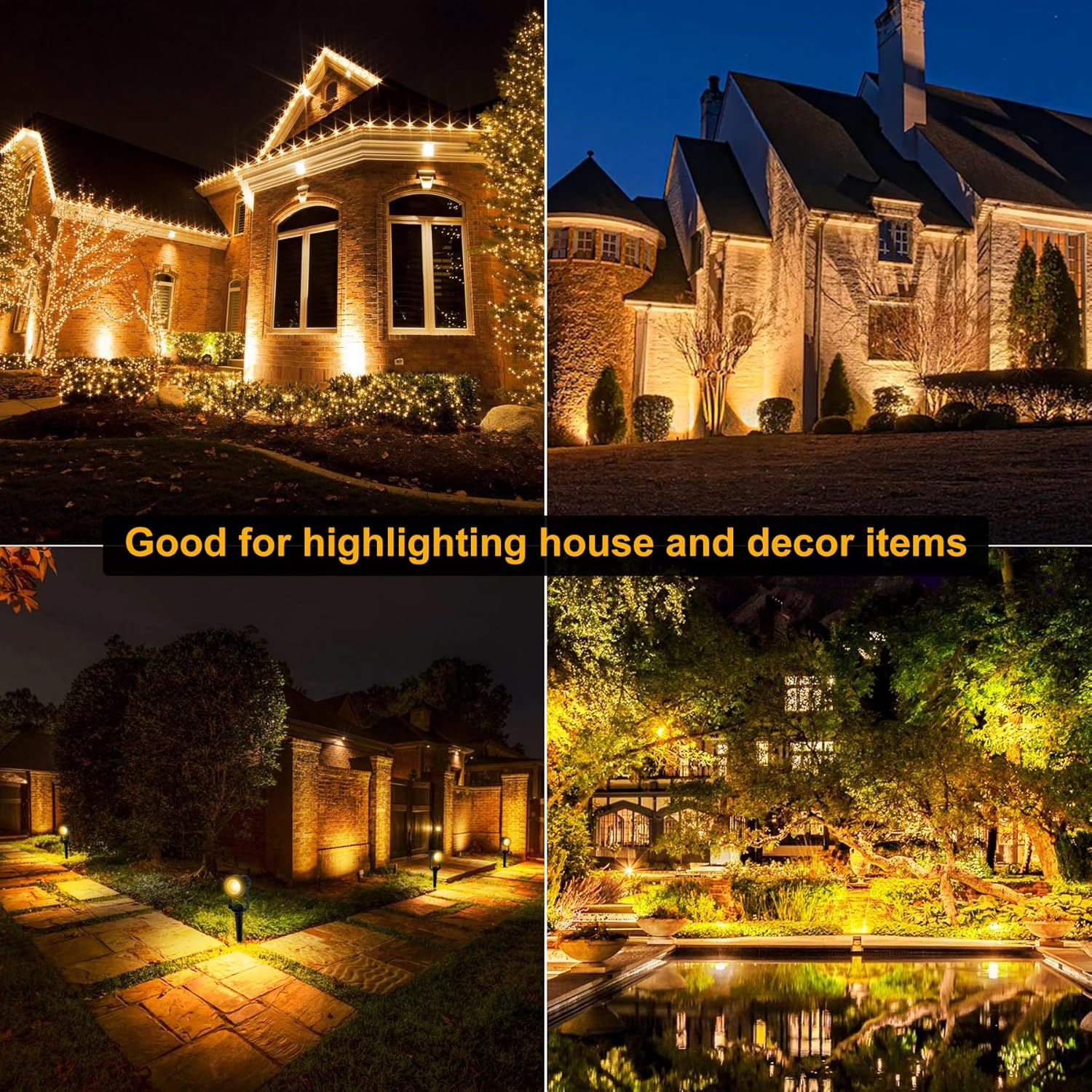 4/6/8LEDS 3000K Outdoor Spotli - Outdoor Lighting Low Voltage review and price