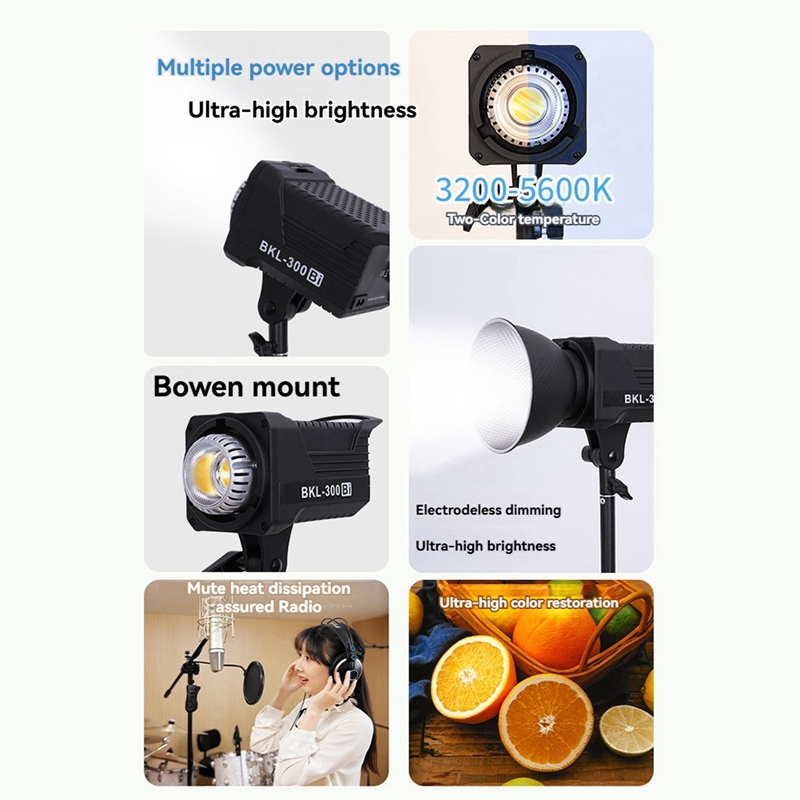 300W Bi LED Video Light, Conti - Outdoor Lighting Socket review and price