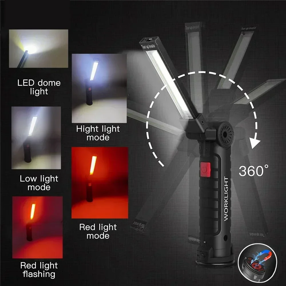 LED COB Flashlight USB Recharg - Outdoor Lighting Beacon review and price