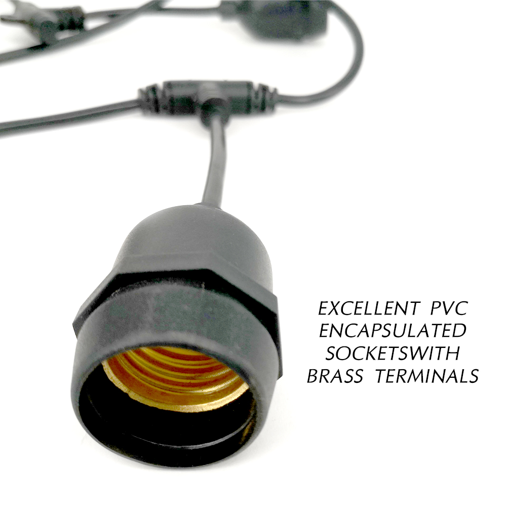 10/20/30m E27 Commercial Grade - Outdoor Lighting No Wiring review and price