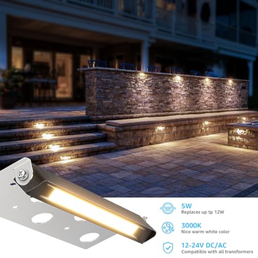 7 Inch Hardscape Lighting 5W L - Outdoor Lighting Low Voltage review and price