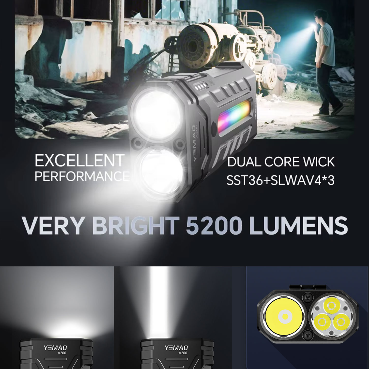 5200LM Innovative Multifunctio - Outdoor Lighting Junction Box review and price