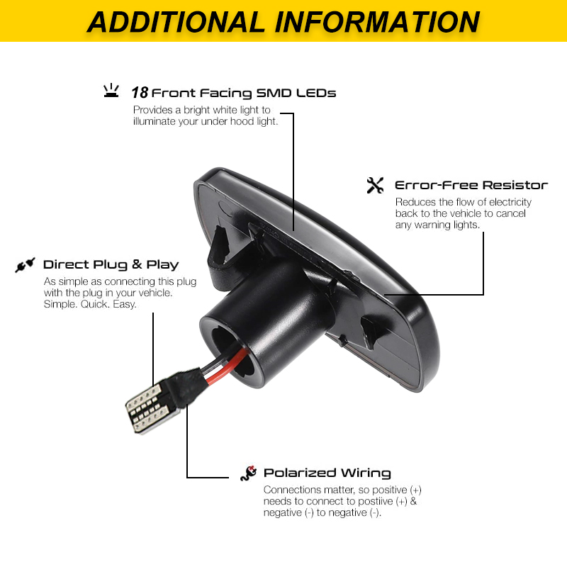 2xDynamic LED Side Marker Ligh - Outdoor Lighting Yellow review and price