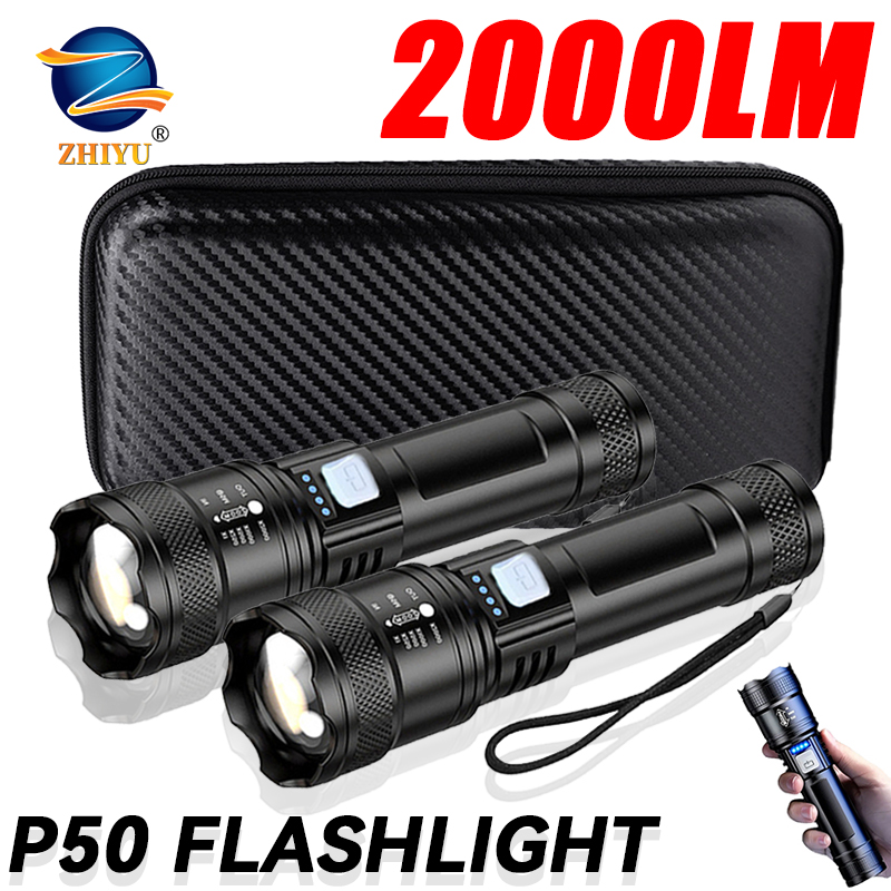 Tactical LED Flashlight 2000LM - Outdoor Lighting Construction review and price
