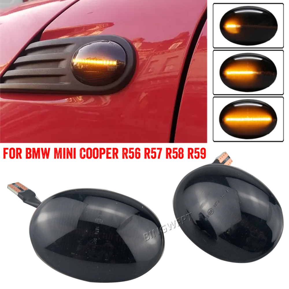 2pcs Dynamic LED Side Marker f - Outdoor Lighting Yellow review and price